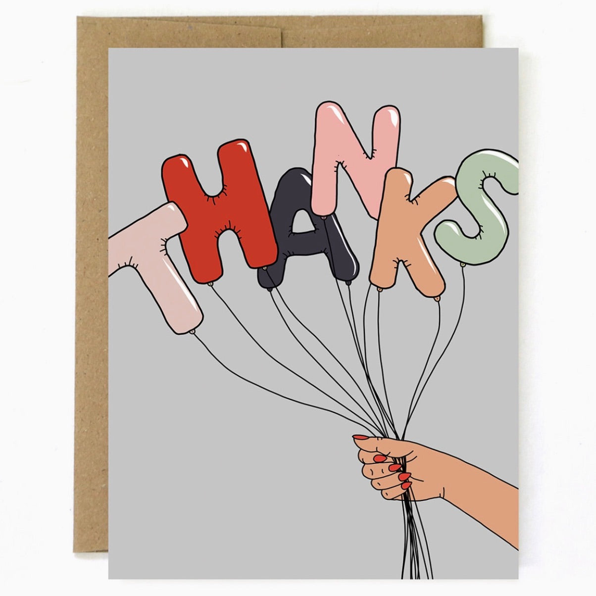 Thank You CARD - Balloons