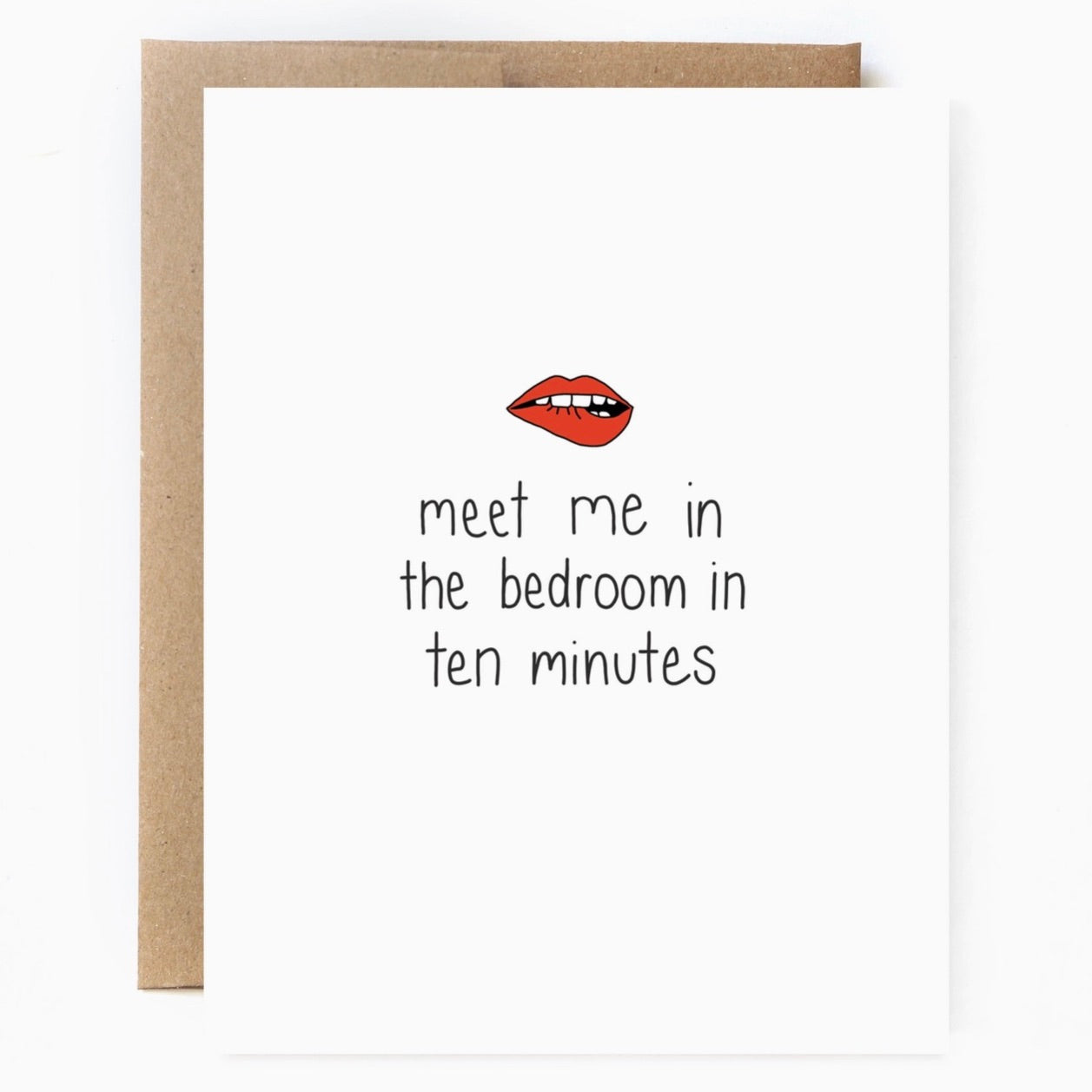 Valentines CARD - Meet Me In The Bedroom