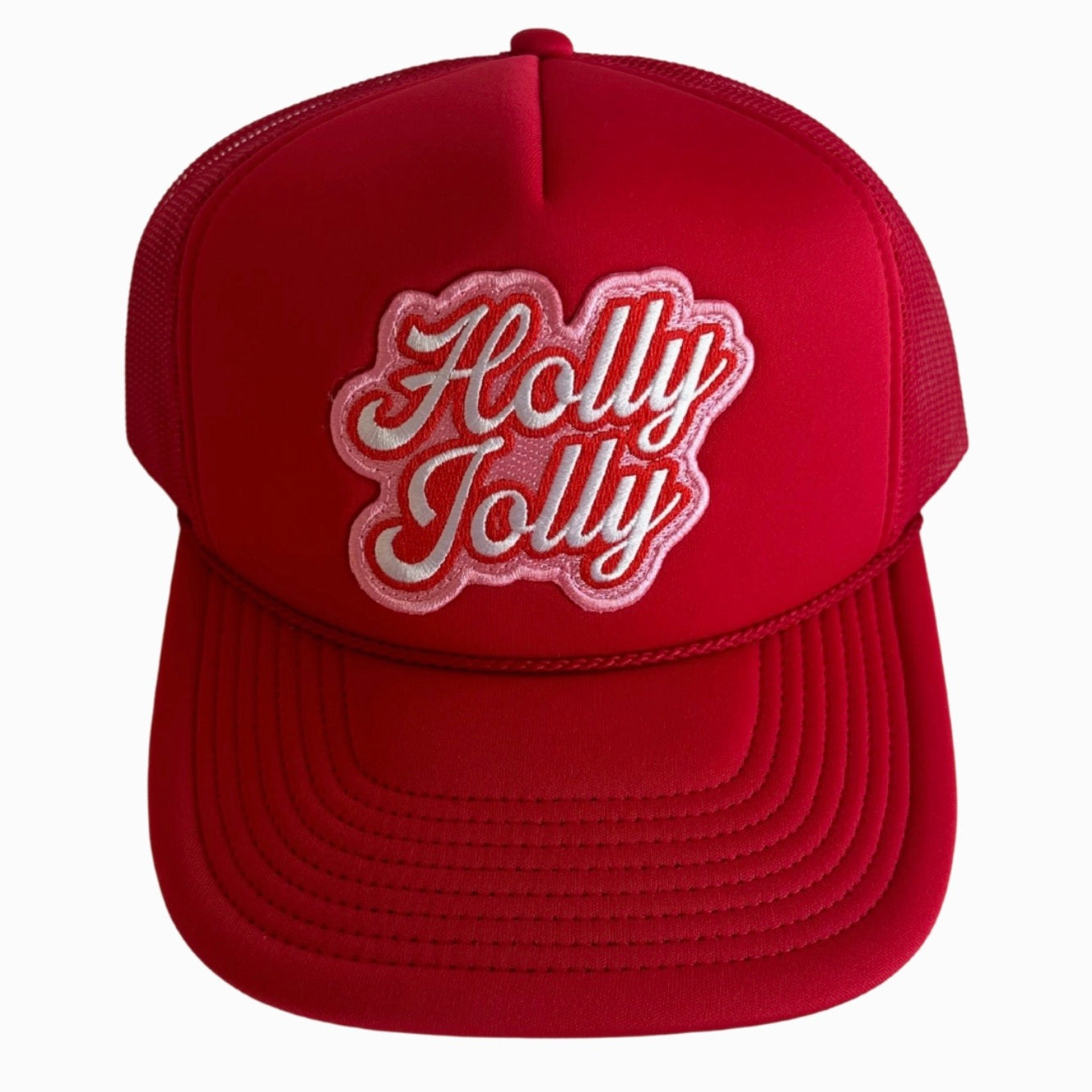 Holly Jolly Trucker Hat