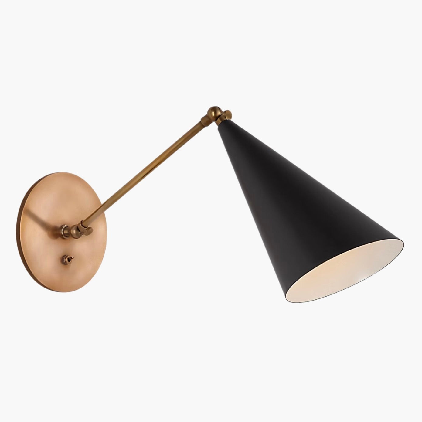 Clemente Single Arm Library Sconce