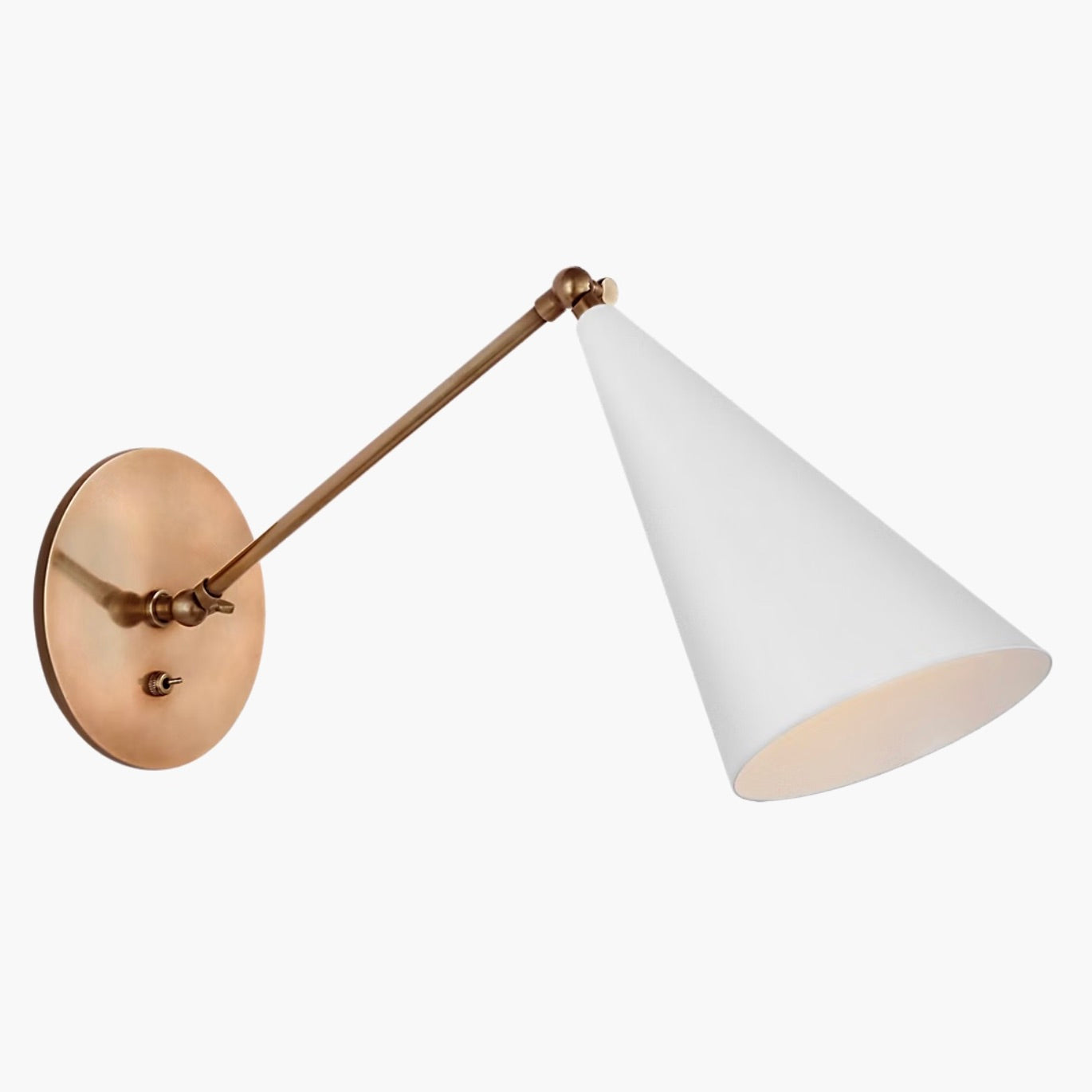 Clemente Single Arm Library Sconce