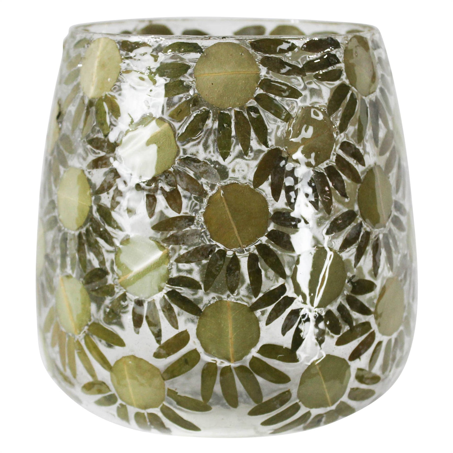 Pressed Leaf Vases