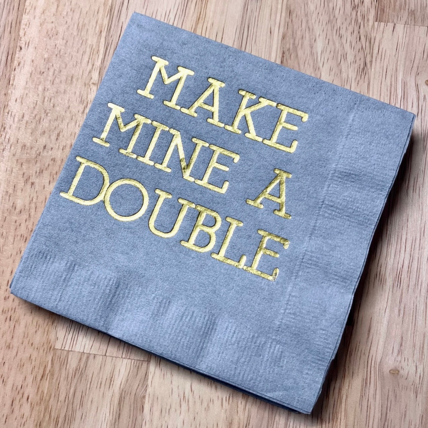 Make Mine a Double Napkin