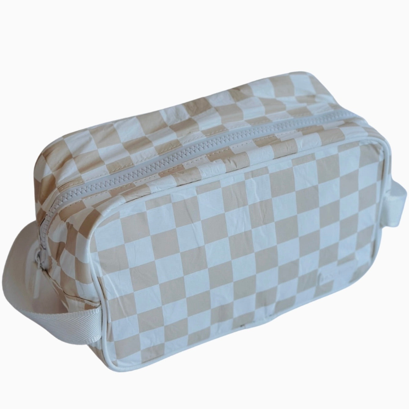 Luxe Checkered Travel Case