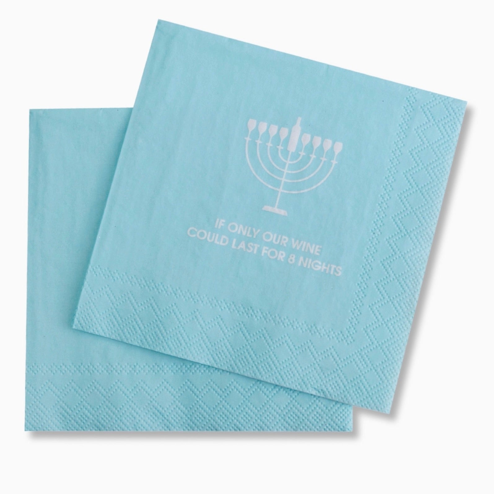 If Only Our Wine Could Last for 8 Nights Napkin