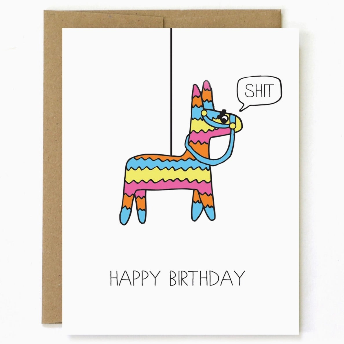 Birthday CARD - Piñata