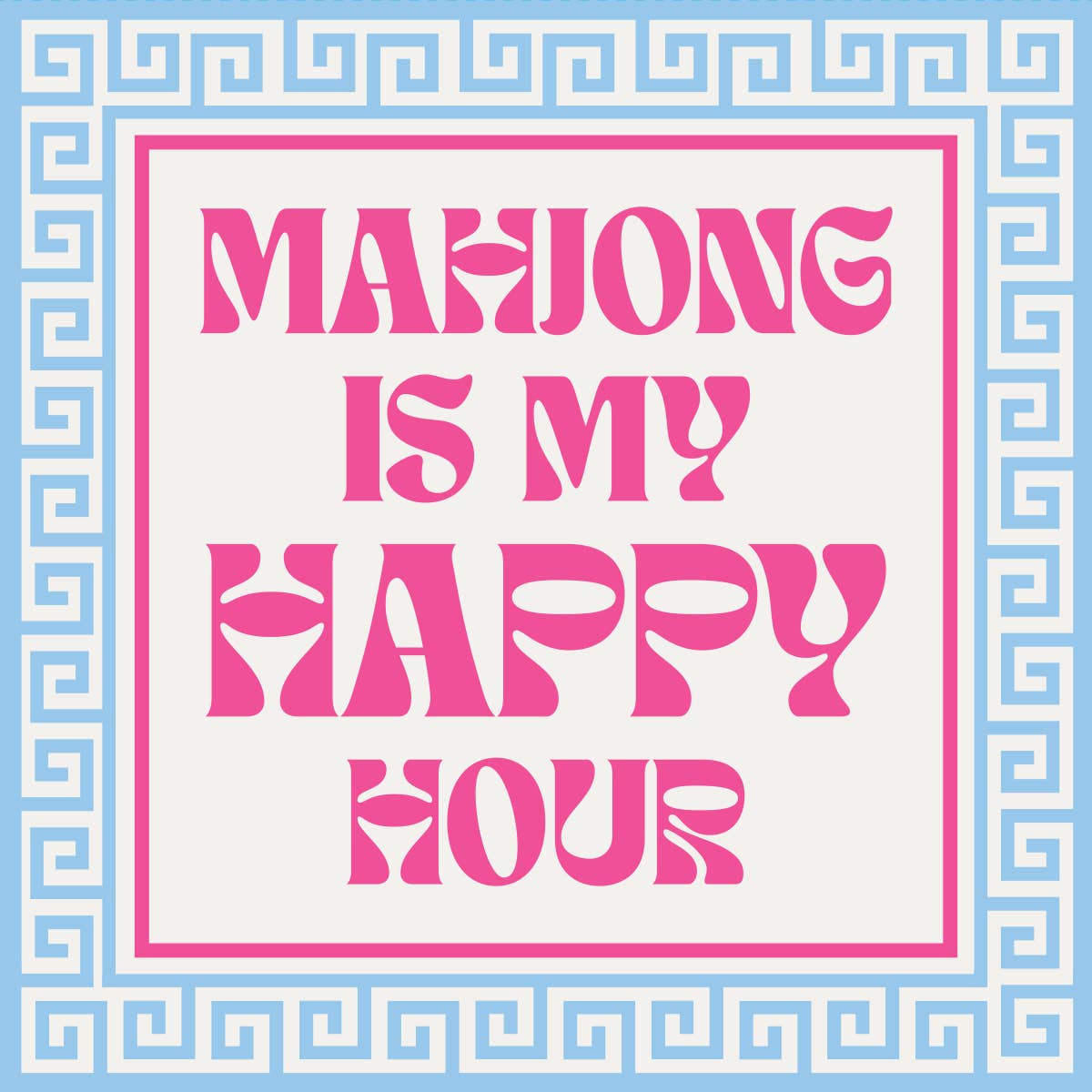 Mahjong Happy Hour Napkin