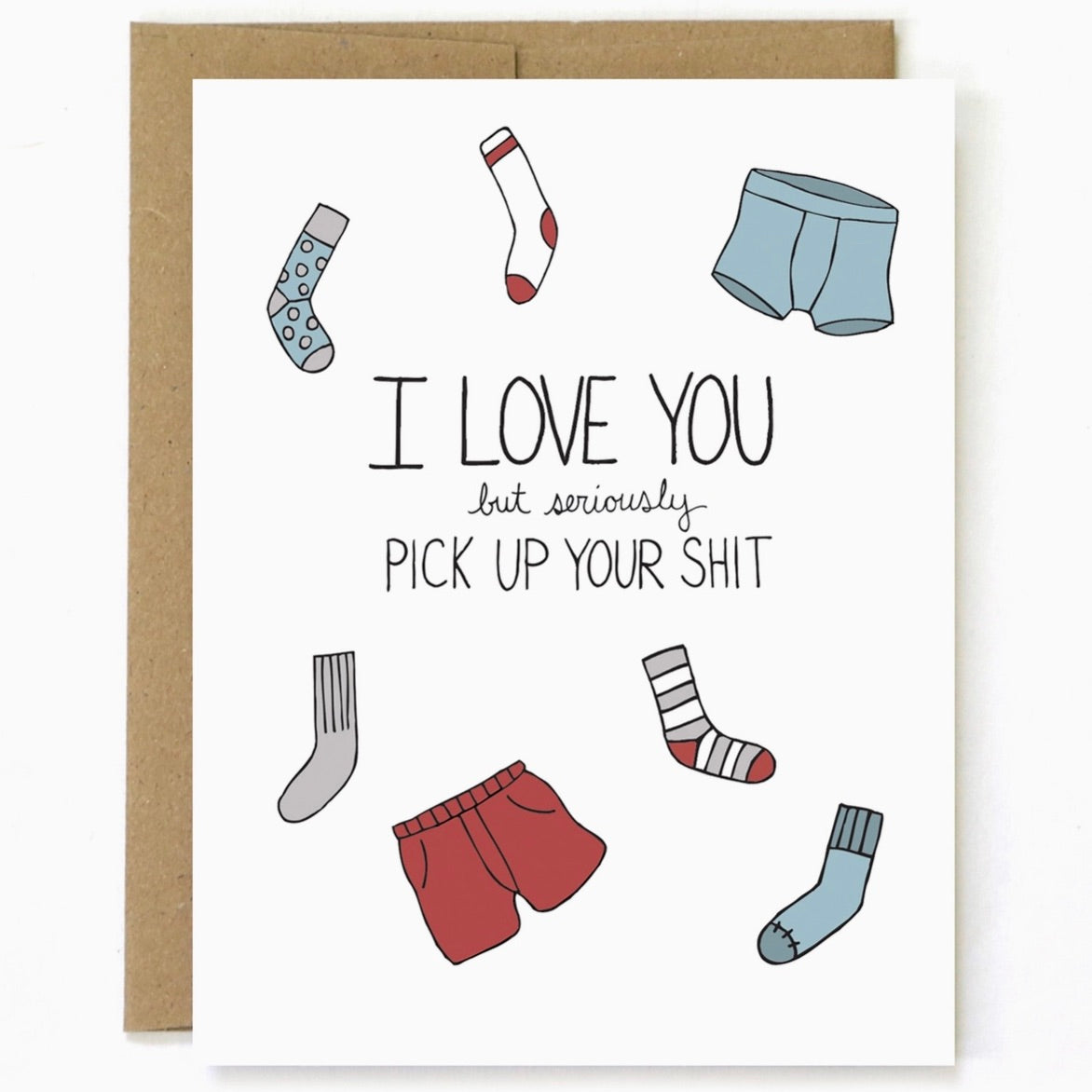 Valentines CARD - I Love You But Seriously..