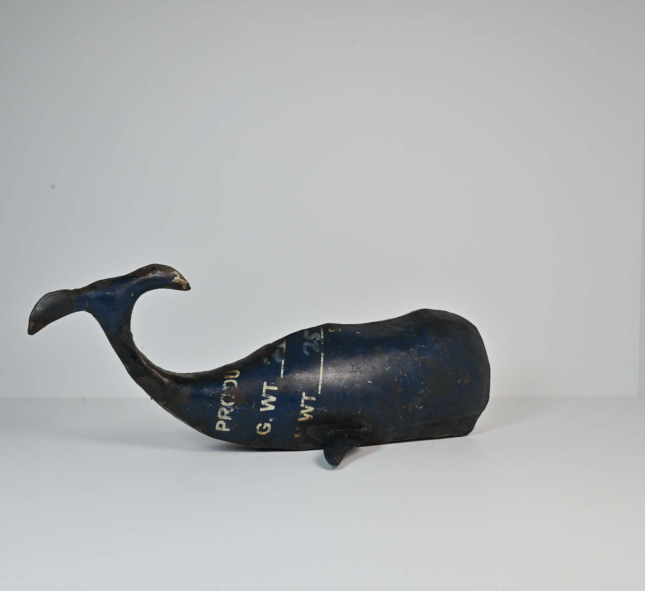 Blue Reclaimed Metal Whales
