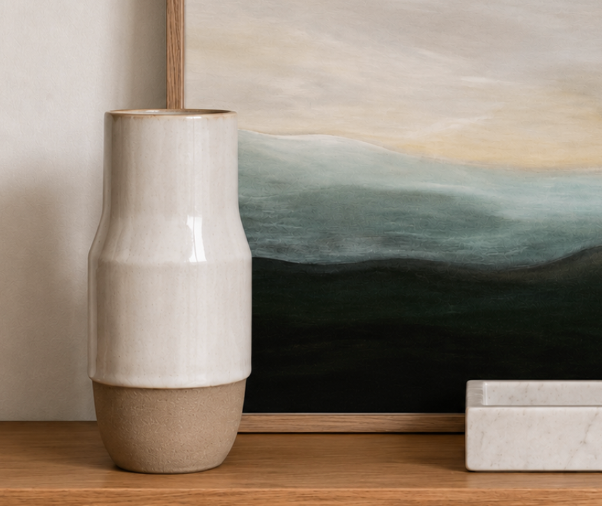 Offset Vase