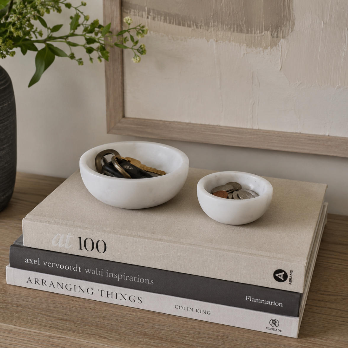 White Marble Bowls
