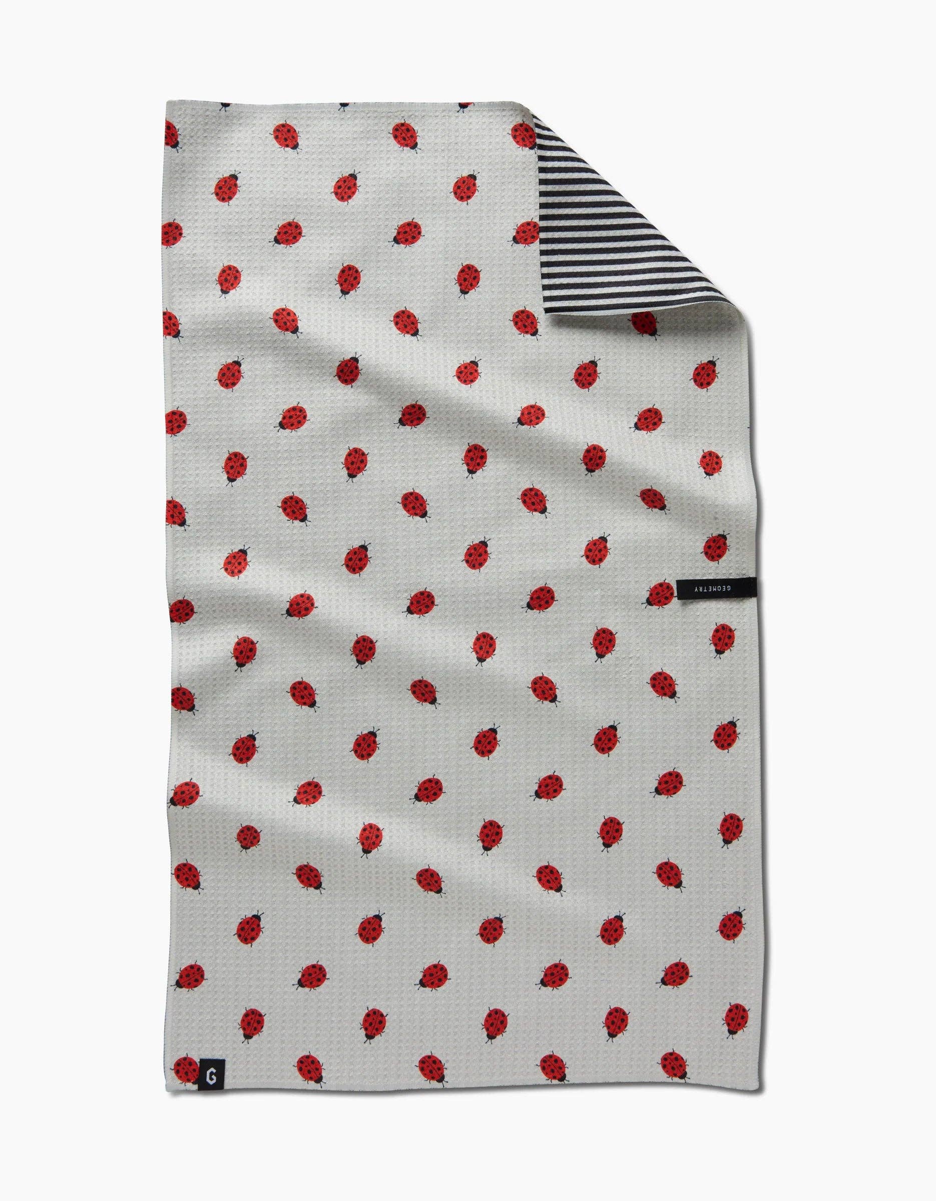 Ladybug Double-Sided Tea Towel